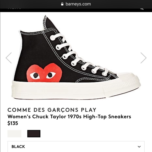 barneys comme des garcon converse